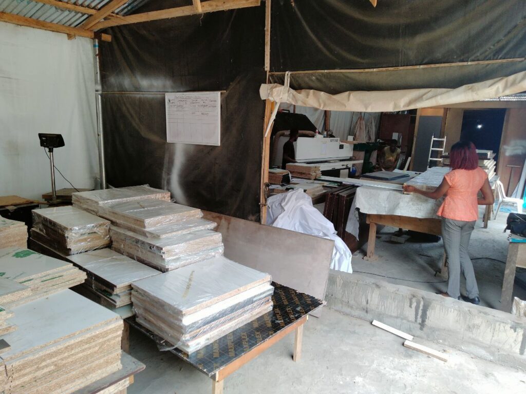 Joanswood Creation technical team taking measurements