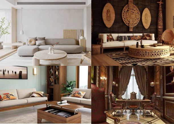 Diverse custom furniture styles Lagos including modern minimalist traditional and luxury designs