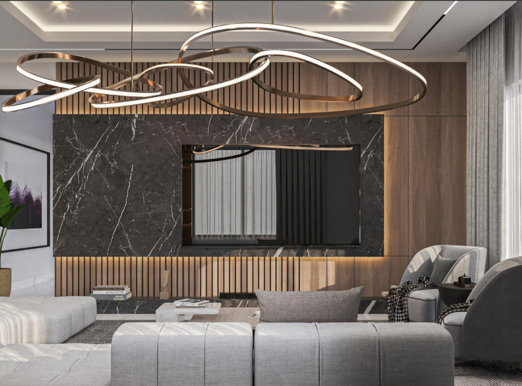 3D furniture design for luxury duplex in Warri